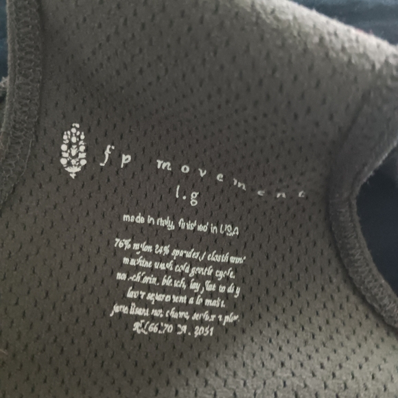 FREE PEOPLE Movement Dark Grey Bra L - Picture 3 of 3